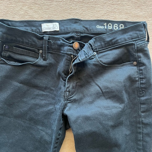 Gap faded black Leggings Jean 27r - Picture 4 of 4